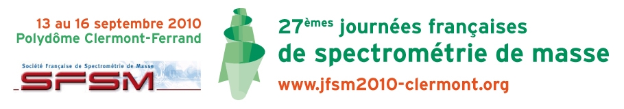 27èmes Journées Françaises de Spectrométrie de Masse
