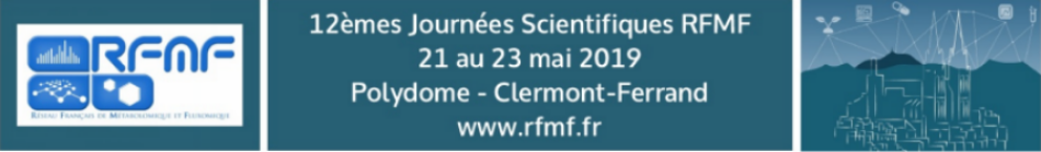 12èmes journées RFMF