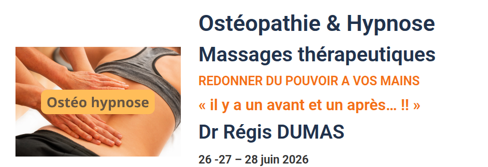 Ostéo hypnose 2026